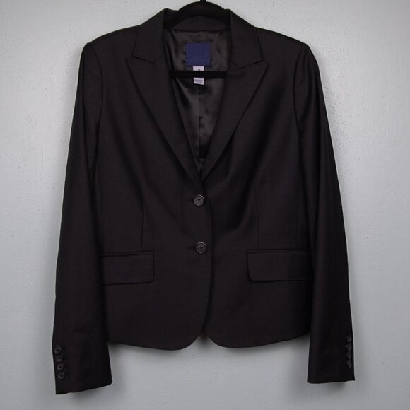 J. Crew Jackets & Blazers - J. Crew Super 120's black wool blazer-10